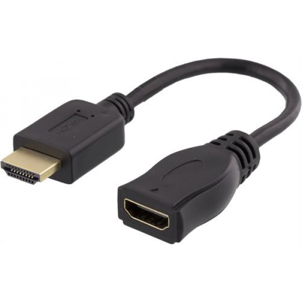 Kabel HDMI - HDMI (ha-ho) Förlängning 0.2m.