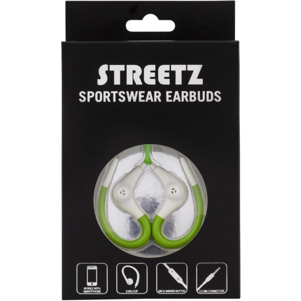 Headset - Sport Trasselfri Grön