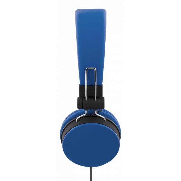 STREETZ headset for smartphone, microphone, 1-button, 1,5m, blue HL-W201