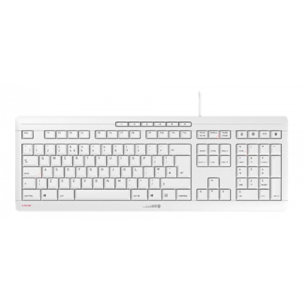 Cherry Stream keyboard, Nordisk layout, White JK-8500PN-0