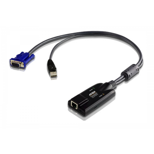 ATEN USB - VGA to Cat5e/6 KVM Adapter Cable (CPU Module) Virtual Media KA7175-AX