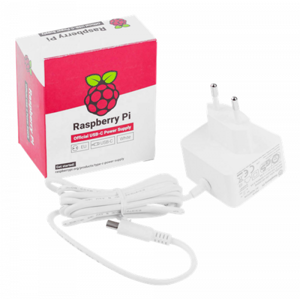 Raspberry Pi 4 Eu Power Supply White KSA-15E-051300HE