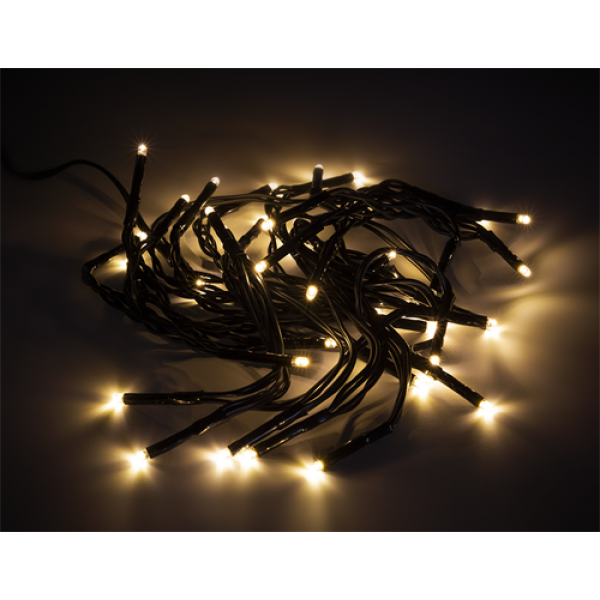 NORDIC HOME LED ljusslinga med timerfunktion, inomhus/utomhusbruk, 3 m