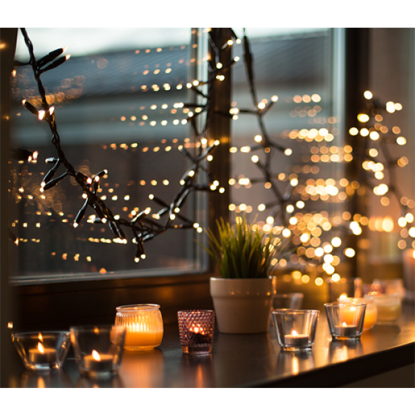 NORDIC HOME LED ljusslinga, inomhus/utomhusbruk, 5 m