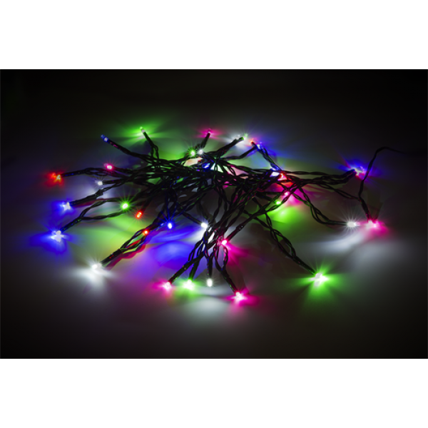 LED ljusslinga 5m 40 dioder inomhus/utomhus RGB LGT-108