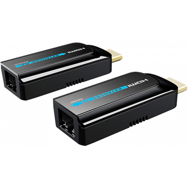HDMI förlängare, punk till punktkonfiguration, 1080p, 120m, svart LKV372S