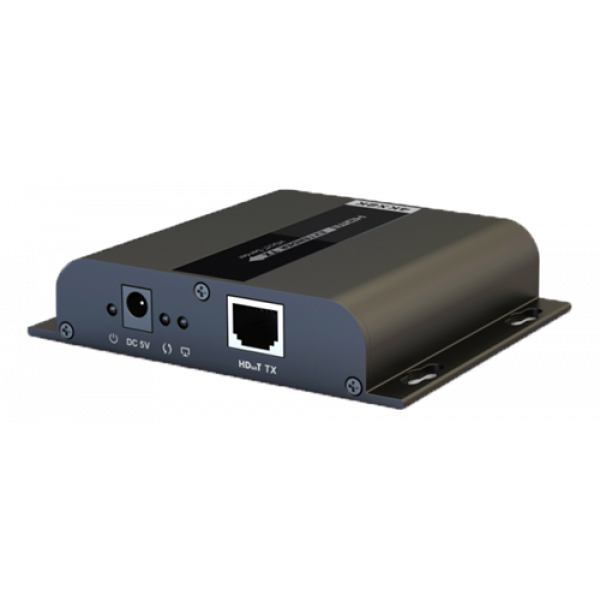HDMI-förlängning över Ethernet, HDbitT, 120m, UHD, IR, svart