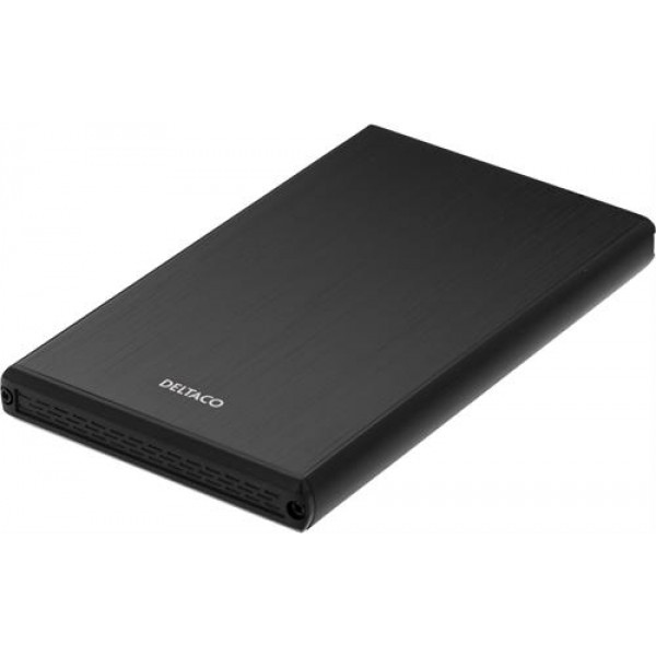 Externt kabinett 2.5" SATA USB 3.0 Deltaco Svart