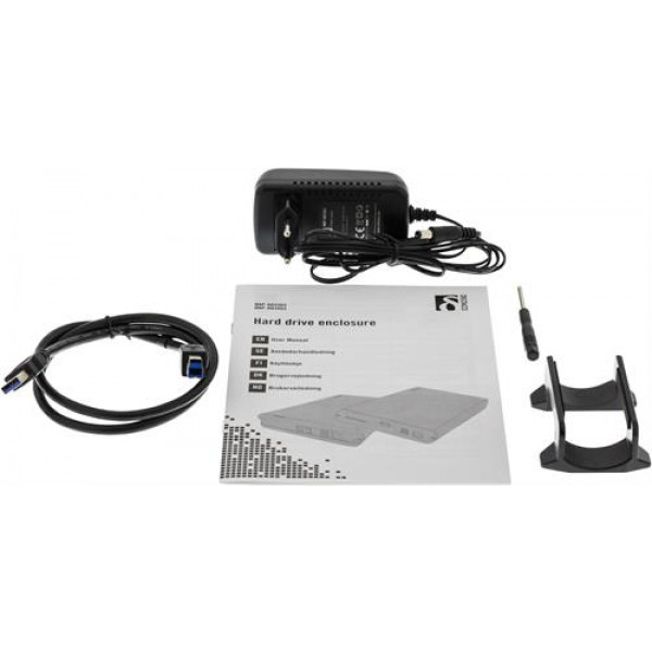 Externt kabinett 3.5" SATA USB 3.0 - Deltaco