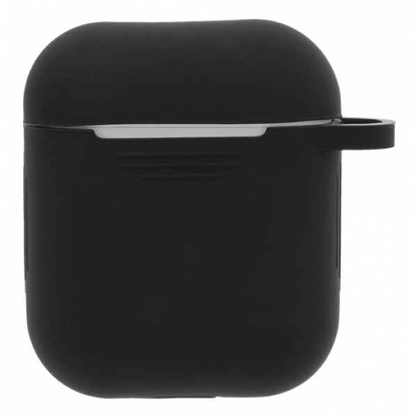 DELTACO AirPods silicone case, black MCASE-AIRPS001