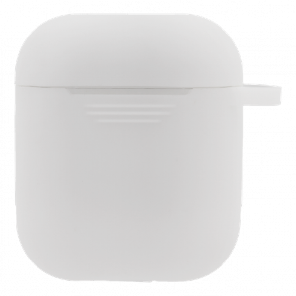 DELTACO AirPods silicone case, white MCASE-AIRPS002