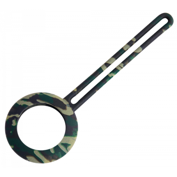 DELTACO Apple AirTag case, silicone, hanger, camouflage MCASE-TAG15