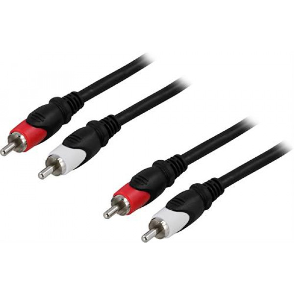 Kabel 2xRCA ha - 2xRCA ha (10m).