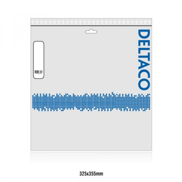 DELTACO koaxialkabel BNC och ström, BNC ha -ha, 2,1mm, 35m, svart