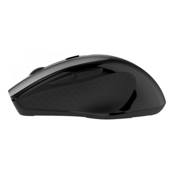 DELTACO Wireless office silent mouse, ergonomic shape, USB rec MS-802