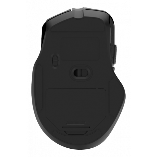 DELTACO Wireless office silent mouse, ergonomic shape, USB rec MS-802