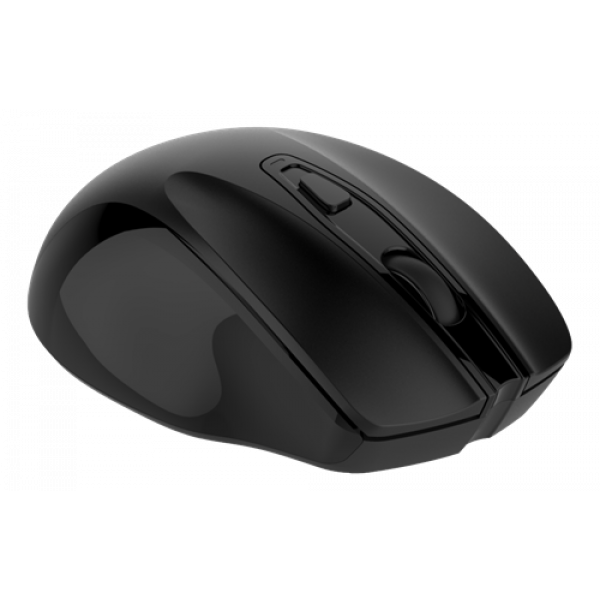 DELTACO Wireless office silent mouse, ergonomic shape, USB rec MS-802