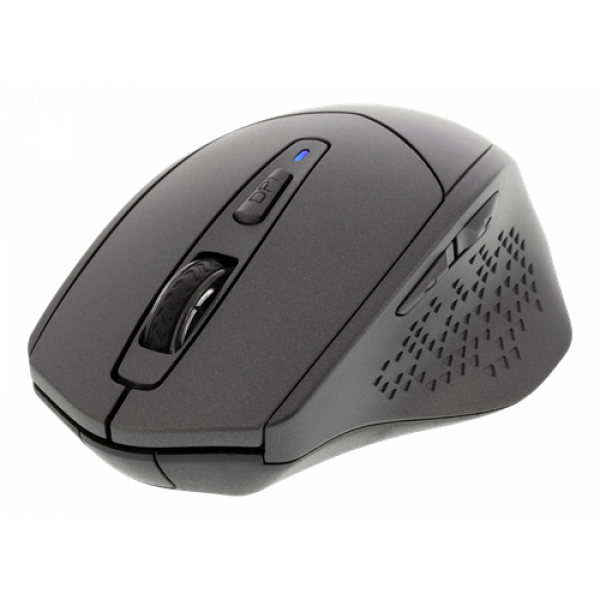 DELTACO tyst trådlös mus, bluetooth, 1x AA, 800-1600 DPI, mörk grå MS-901