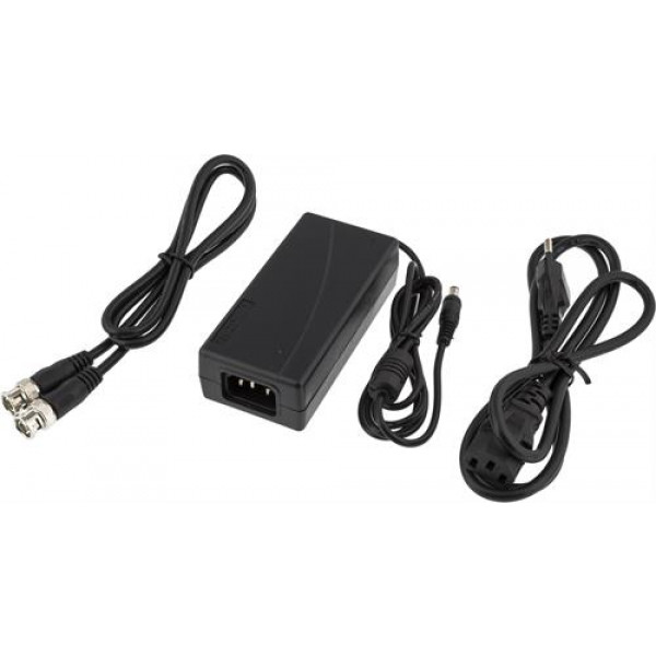 9,7" TFT-färgskärm, 1024x768, VGA-/USB-/AV-/HDMI-/BNC-portar, svart