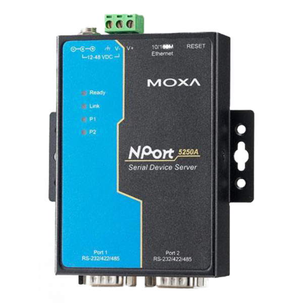 Moxa 2-Port RS-232/422/485 Serial Device Server NP-5250A