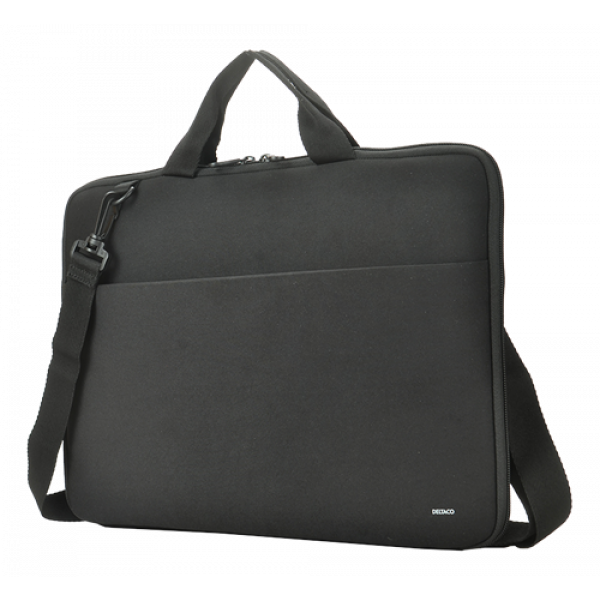 DELTACO Neoprene Laptop sleeve 15.6-16" handles, shoulder strap, black NV-512