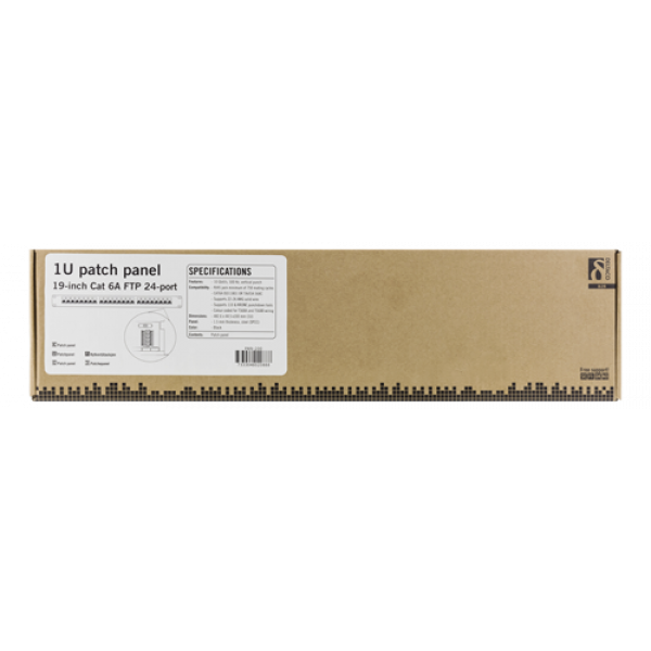 24Port CAT6.A Patch Panel