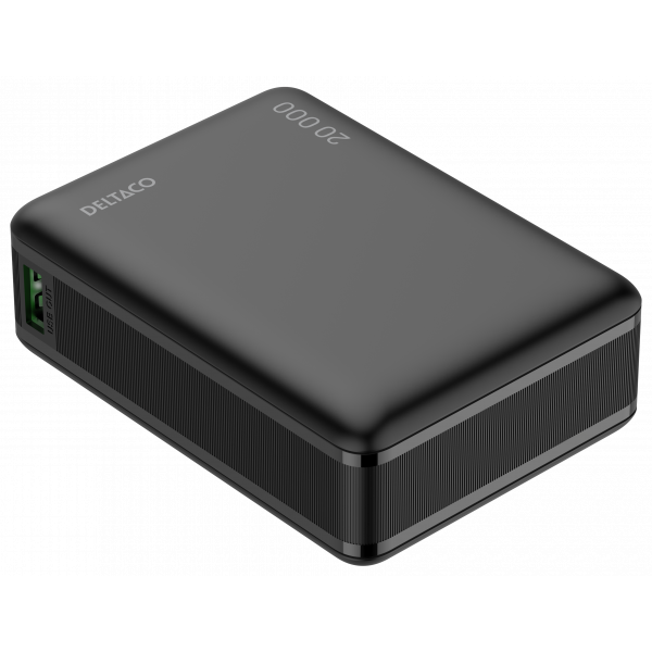 Power bank 20 000 mAh, PD 65 W for charging laptop, black PB-C1012