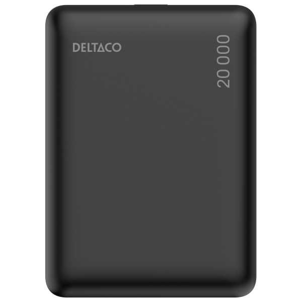 Power bank 20 000 mAh, PD 65 W for charging laptop, black PB-C1012