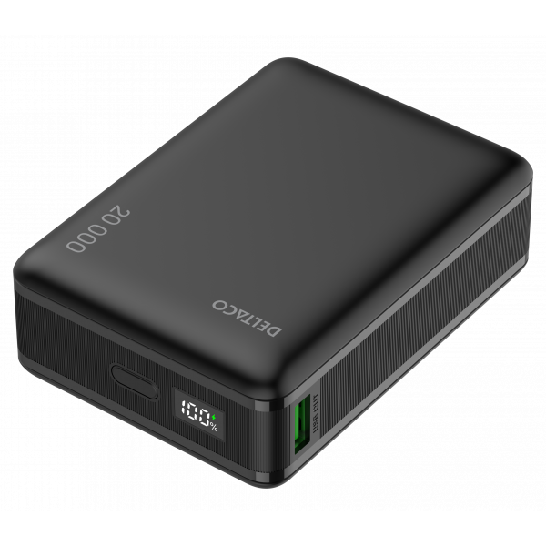 Power bank 20 000 mAh, PD 65 W for charging laptop, black PB-C1012