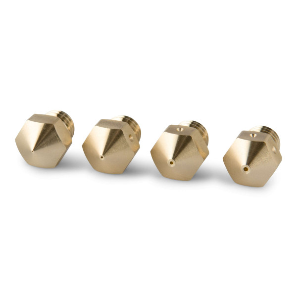 MK8 Mixed Size Brass Nozzle - 4 pcs (0.20/0.40/0.60/0.80 mm) PC-NMP-2468B-MK8