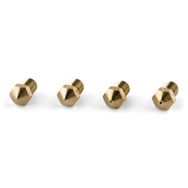 RepRap M6 Mixed Size Brass Nozzle - 1,75 mm - 4 pcs PC-NMP-2468B175-RRM6