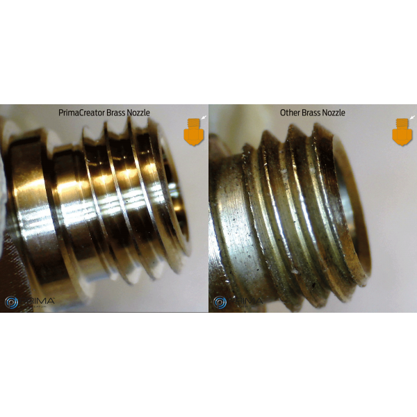 RepRap M6 Nickel Plated Copper 0,8 mm - 1,75 mm - 1 pcs PC-NSP-08NPC-RRM6175