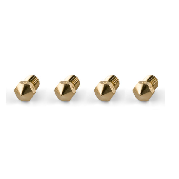 RepRap M6 Brass Nozzle 0,4 mm - 1,75 mm - 4 pcs PC-NVP-04Bx4175-RRM6