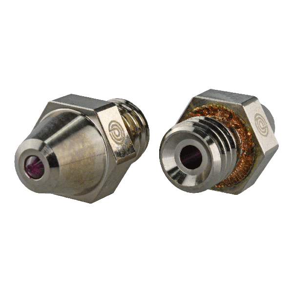 Raise3D Pro2 Plated Copper Ruby Nozzle 0,4 mm - 1 pcs PC-RN-PC04x1-PRO2