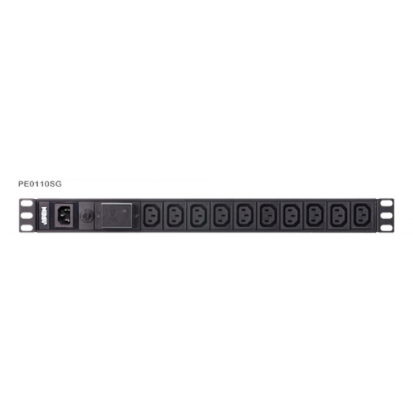 ATEN 1U 10A 10Port Basic PDU PE0110SG-AT-G
