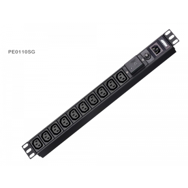 ATEN 1U 10A 10Port Basic PDU PE0110SG-AT-G