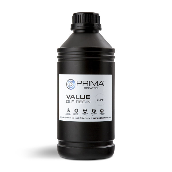 Value UV / DLP Resin - 1 kg - Clear PV-RESIN-B405-1000-CL