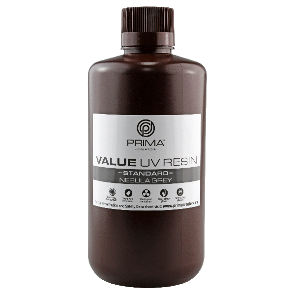 Value UV / DLP Resin - 1 kg - Nebula Grey PV-RESIN-B405-1000-NG