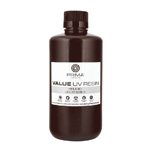Value Flex UV Resin - 1 kg - Light Grey PV-RF-B405-1000-LG