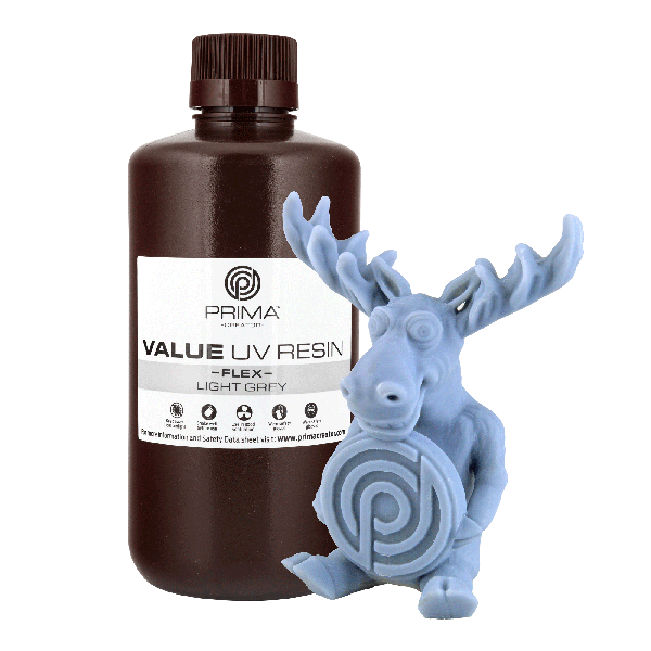 Value Flex UV Resin - 1 kg - Light Grey PV-RF-B405-1000-LG