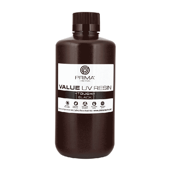 Value Tough UV Resin (ABS Like) - 1 kg - Black PV-RT-B405-1000-BK