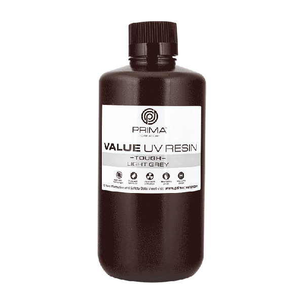 Value Tough UV Resin (ABS Like) - 1 kg - Light Grey PV-RT-B405-1000-LG