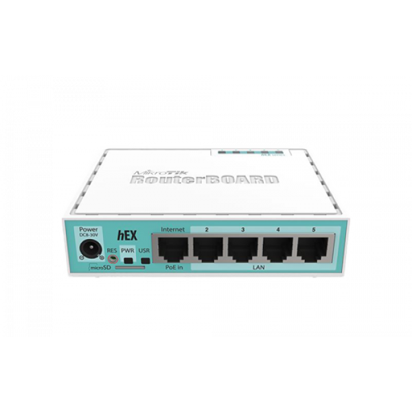Mikrotik RB750GR3 hEX 256MB 5xGLAN cabinet and power L4 RB750GR3