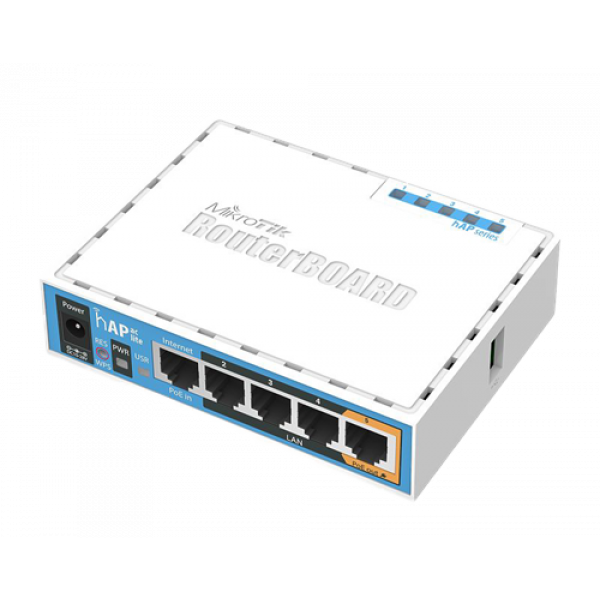 Mikrotik RB952Ui-5AC2ND hAPaclite 5xLAN dualband 3x3 2.4 1x1 5GHz RB952Ui-5AC2ND