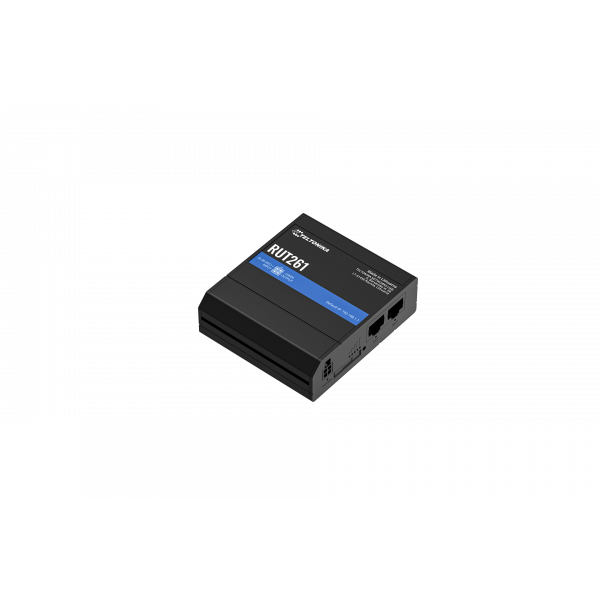 With dual Ethernet ports, the RUT261 covers essential LAN and WAN connectivity, ensuring reliable wired networking where needed. Focused on core functionality, it provides the essential features required for industrial deployments without added complexity
