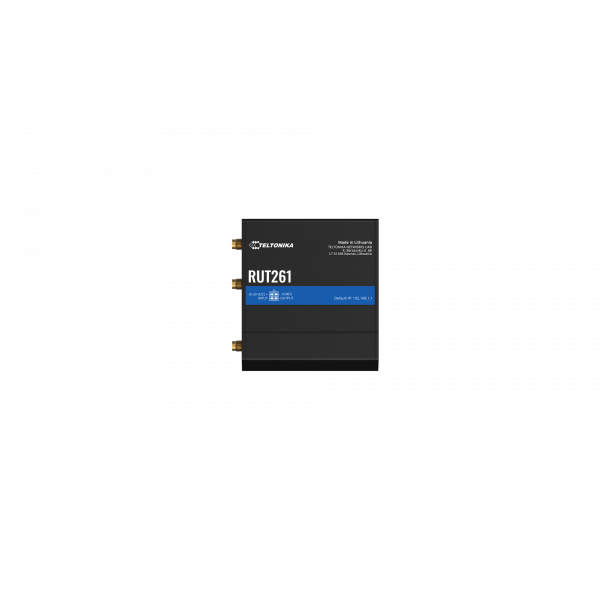 With dual Ethernet ports, the RUT261 covers essential LAN and WAN connectivity, ensuring reliable wired networking where needed. Focused on core functionality, it provides the essential features required for industrial deployments without added complexity