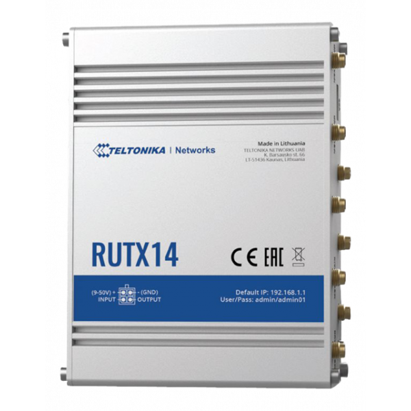 Teltonika RUTX14 802.11ac Dualband Bluetooth 5xETH 2xSIM RUTX14000000