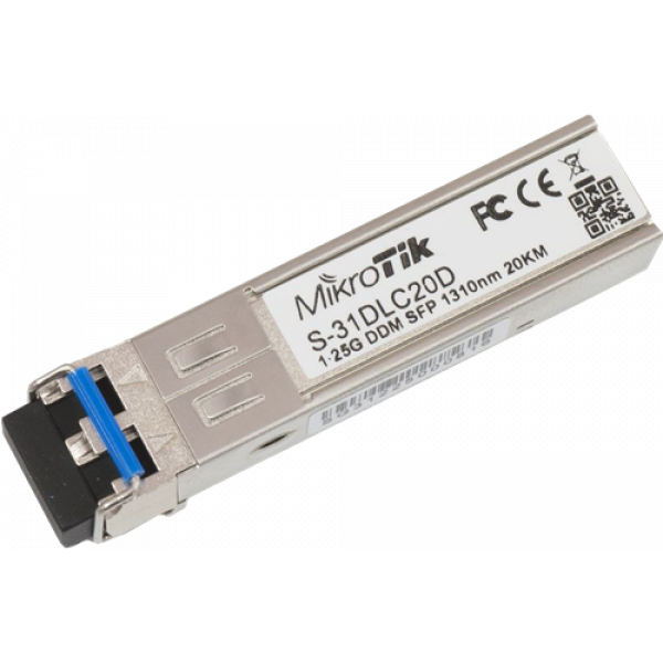 Mikrotik S-31DLC20D SFP dualfiber 1.25G SM 20kmm 1310nm S-31DLC20D