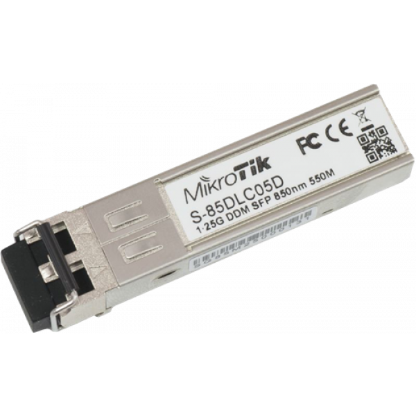 Mikrotik S-85DLC05D SFP dual fiber 1.25G MM 550m 850nm S-85DLC05D