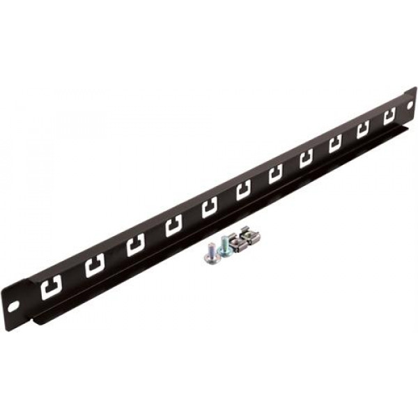 TOTEN, 19" kabelhanteringsplåt, 1U